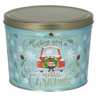 Vintage Christmas 2 gallon popcorn tin (Copy)