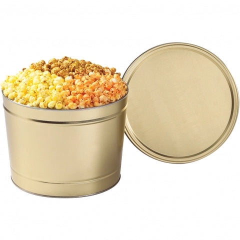 2 Gal popcorn tin Gold