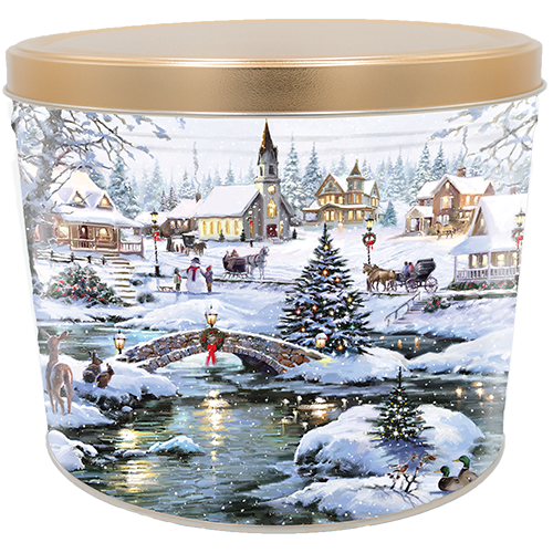 Icy Lights 2 gallon popcorn tin