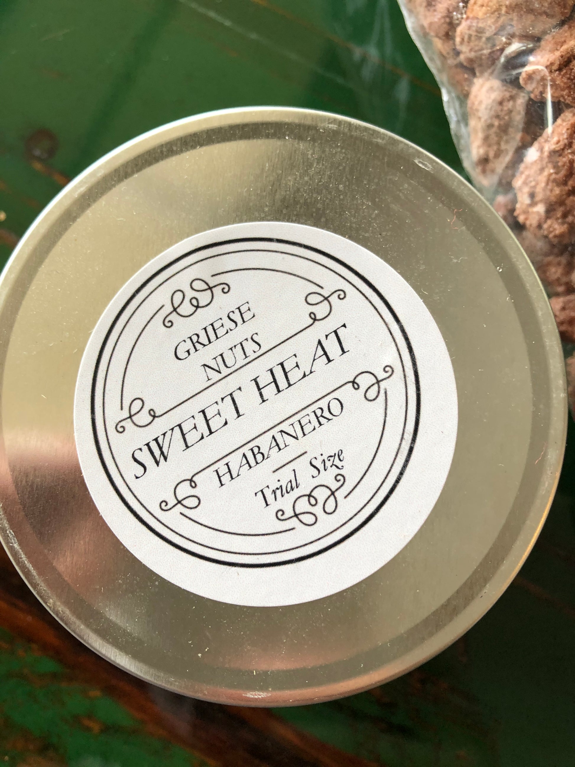 Snack size Nut Tins